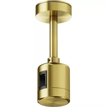 Крепление потолочное Short 78мм с прямым коннектором питания Flarity латунь Maytoni Accessories for tracks Flarity TRA156С-IPC1-BS