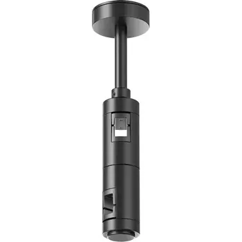 Крепление потолочное Short двойное 78мм Flarity черный Maytoni Accessories for tracks Flarity TRA156С-D1-B