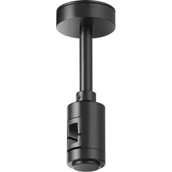 Крепление потолочное Short одинарное 78мм Flarity черный Maytoni Accessories for tracks Flarity TRA156С-S1-B
