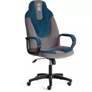 Кресло (22) флок , серый/синий, 29/32 Tetchair NEO 2 19479