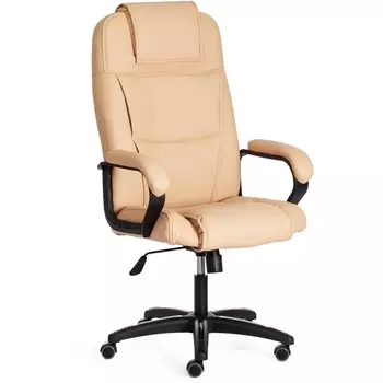 Кресло (22) кож/зам, бежевый, 36-34 Tetchair Bergamo 19354