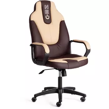 Кресло (22) кож/зам, коричневый/бежевый, 36-36/36-34 Tetchair NEO 2 19568