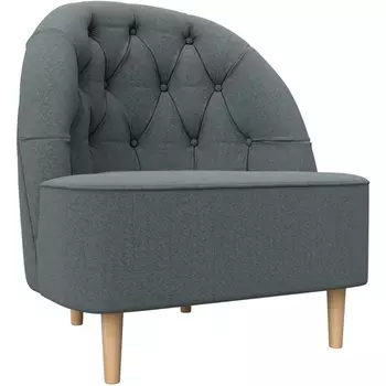 Кресло Амиса (Серый/Рогожка) Лига Диванов арт.126018