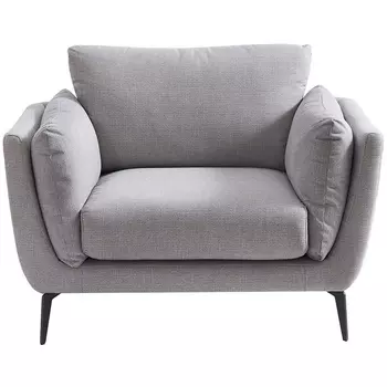 Кресло 5176 серый никель ESF AMST5176-1 grey nickel