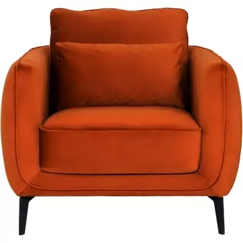 Кресло Amsterdam ОГОГО (арт.342554), (Ткань/Оранжевый) ОГОГО Обстановочка!