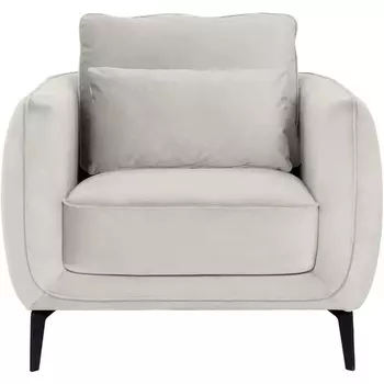 Кресло Amsterdam ОГОГО (арт.342697), (Ткань/Белый) ОГОГО Обстановочка!