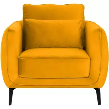 Кресло Amsterdam ОГОГО (арт.342701), (Ткань/Желтый) ОГОГО Обстановочка!