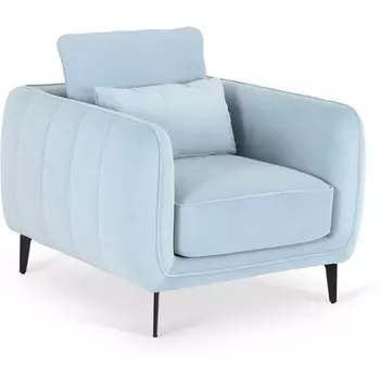 Кресло Amsterdam ОГОГО (арт.851191), (Ткань/Голубой) ОГОГО Обстановочка!