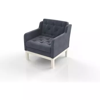 Кресло Arsko Айверс беленый дуб серый шенилл