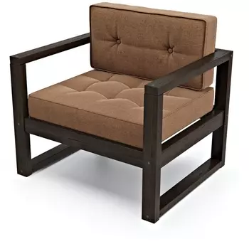 Кресло Arsko Астер венге коричневая рогожка