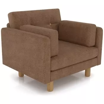 Кресло Arsko Ингвар коричневый велюр