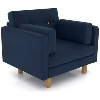 Кресло Arsko Ингвар синий велюр