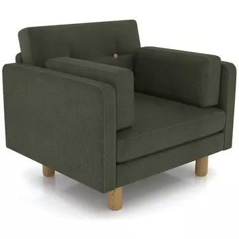 Кресло Arsko Ингвар зеленый велюр