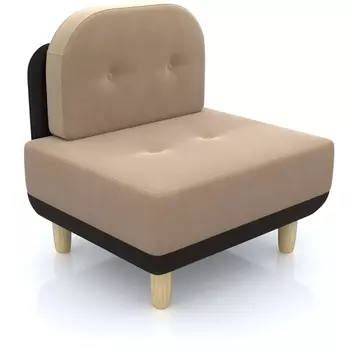 Кресло Arsko Торли бежевый велюр