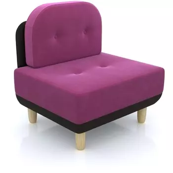 Кресло Arsko Торли фиолетовый велюр