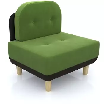 Кресло Arsko Торли зеленый велюр