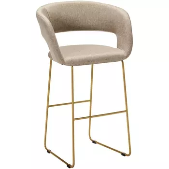 Кресло Бар. Hugs beige/Линк золото R-Home арт.410231102h_Beige_золото_БАР