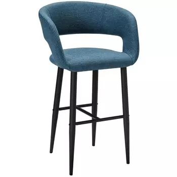 Кресло Бар.Hugs синий/черный R-Home арт.410231123h_blueart_черн_БАР