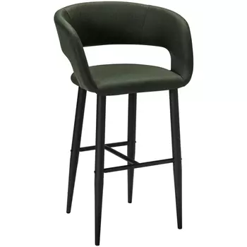 Кресло Бар.Hugs тёмно-зеленый/черный R-Home арт.410231133h_Dark_Green_черн_БАР