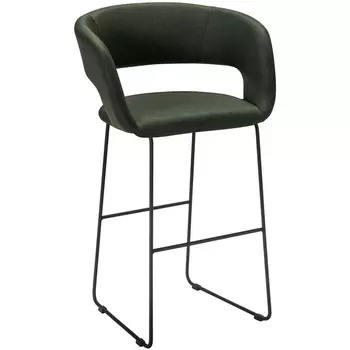 Кресло Бар. Hugs тёмно-зеленый/Линк R-Home арт.410231131h_Dark_Green_черн_БАР