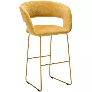 Кресло Бар. Hugs желтый/Линк золото R-Home арт.410231132h_sun_золото_БАР