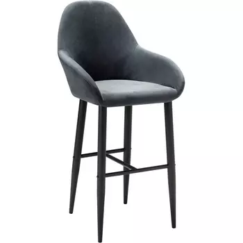 Кресло Бар.Kent Diag grey/черный R-Home арт.410219142h_Diaggrey_черн_БАР