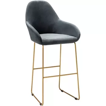 Кресло Бар. Kent Diag grey/Линк золото R-Home арт.410219131h_Diaggrey_золото_БАР