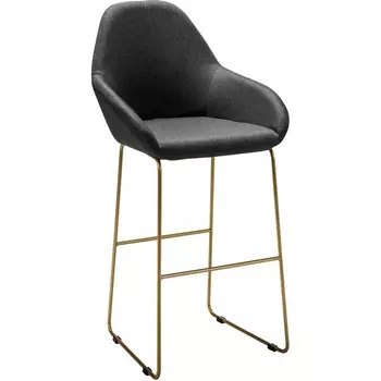 Кресло Бар. Kent темно-серый/Линк золото R-Home арт.410219131h_ТмСер_золото_БАР