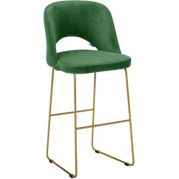 Кресло Бар. Lars зелёный/Линк золото R-Home арт.410220101h_green grass_золото_БАР