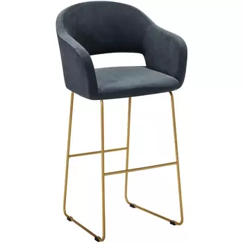 Кресло Бар. Oscar Diag grey/Линк золото R-Home арт.410218141h_Diag grey_золото_БАР