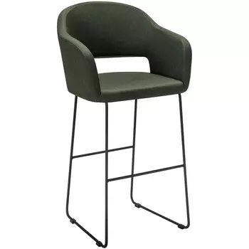 Кресло Бар. Oscar тёмно-зеленый/Линк R-Home арт.410218120h_Dark_Green_черн_БАР