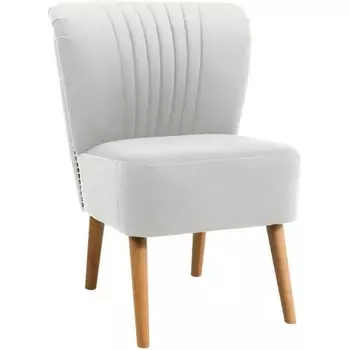 Кресло Barbara ОГОГО (арт.344688), (Ткань/Белый) ОГОГО Обстановочка!