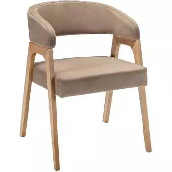 Кресло Baxter Beige/натур R-Home арт.400016110h_diagbeige_natur