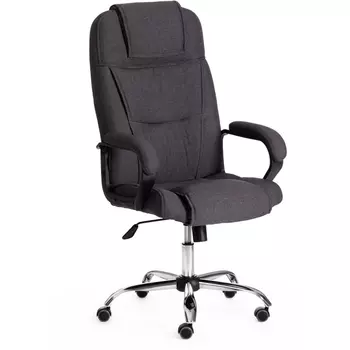 Кресло BERGAMO хром (22) Tetchair (Темно-серый).