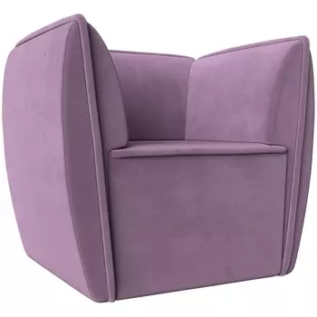 Кресло Бергамо (микровельвет сиреневый) Лига Диванов 112008