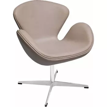 Кресло Bradex Home SWAN STYLE CHAIR латте, экокожа (RF 0688)