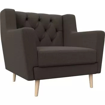 Кресло Брайтон Люкс (Коричневый/Рогожка) Лига Диванов арт.125038