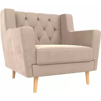 Кресло Брайтон Люкс (велюр бежевый) Лига Диванов 108889