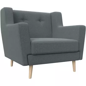 Кресло Брайтон (Серый/Рогожка) Лига Диванов арт.125035