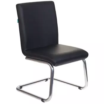 Кресло Бюрократ CH-250-V черный эко.кожа полозья металл хром (Бюрократ)