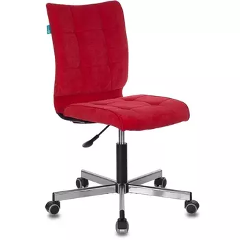 Кресло Бюрократ CH-330M красный Velvet 88 крестовина металл хром