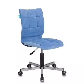 Кресло Бюрократ CH-330M/VELV86 голубой Velvet 86 крестовина металл Stool Group арт.УТ000003000