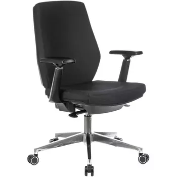 Кресло CH-545/LUX черный 38-418 крестовина алюминий Бюрократ 545 CH-545/LUX/418-BLACK