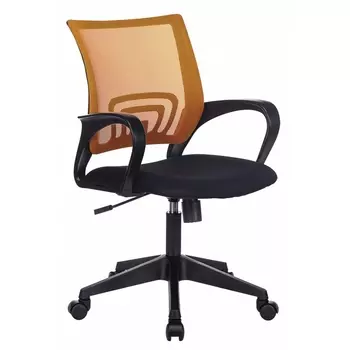 Кресло Бюрократ CH-695N оранжевый TW-38-3 сиденье черный TW-11 сетка/ткань крестовина пластик