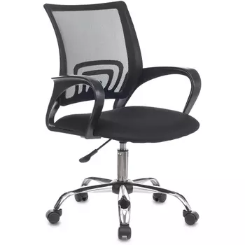 Кресло Бюрократ CH-695NLTSL черный TW-01 TW-11 сетка/ткань крестовина металл хром