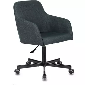 Кресло Бюрократ CH-380M синий шторм 38-416 крестовина металл