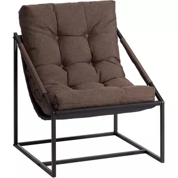 Кресло Charli / Чарли без подлокотника Tetchair (Рогожка/Коричневый) арт.24901