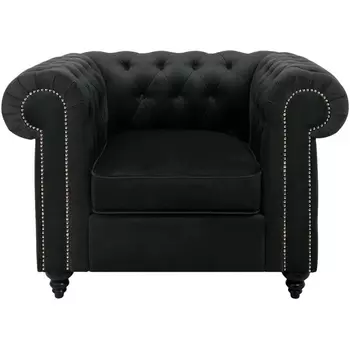 Кресло Chester Classic ОГОГО (арт.333230), (Ткань/Черный) ОГОГО Обстановочка!