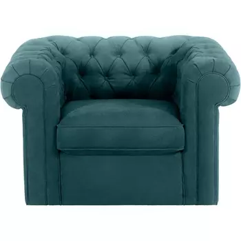 Кресло Chesterfield ОГОГО (арт.339862), (Ткань/Зеленый) ОГОГО Обстановочка!