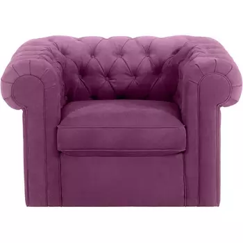 Кресло Chesterfield ОГОГО (арт.339866), (Ткань/Сиреневый) ОГОГО Обстановочка!
